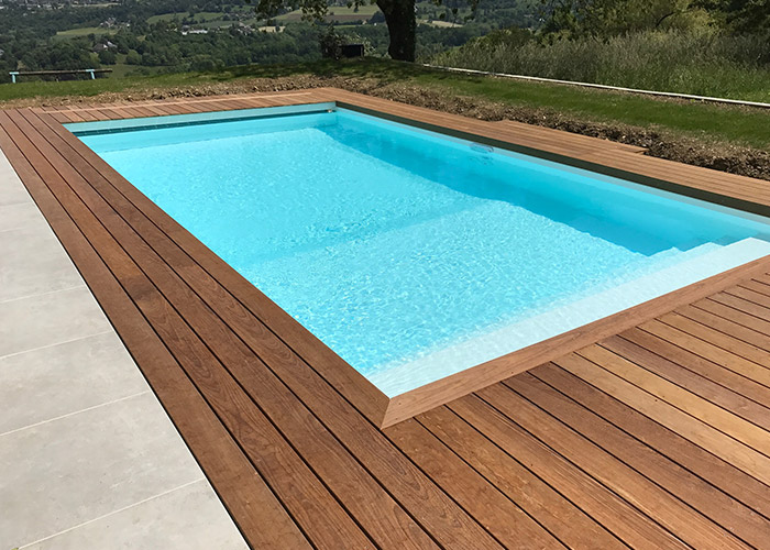 Piscine terrasse bois